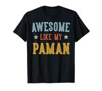 Impresionante como Mi PAMAN Día del Padre Retro Abuelo Camiseta
