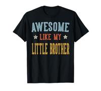 Impresionante como Mi Pequeño Hermano Retro Vintage Camiseta