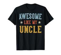 Impresionante como Mi Tío Día del Padre Retro Abuelo Camiseta