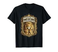 Impresionante como mis Hijas Familia león gráfico Leonas Camiseta