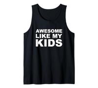 Impresionante como mis Hijos Orgulloso Padre Camiseta sin Mangas