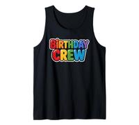 Impresionante CUMPLEAÑOS Crew Boy Girl Candy Dude Plan 7th 8th Party Camiseta sin Mangas