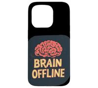 Impresionante Declaración de Cerebro Offline aparece para Hombre y Mujer Carcasa para iPhone 15 Pro