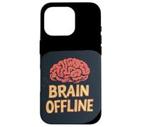 Impresionante Declaración de Cerebro Offline aparece para Hombre y Mujer Carcasa para iPhone 16 Pro