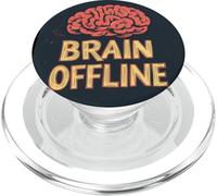 Impresionante Declaración de Cerebro Offline aparece para Hombre y Mujer PopSockets PopGrip para MagSafe
