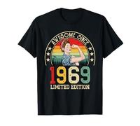 Impresionante desde 1969 - Vintage Empowered Women's 57th Birthday Camiseta