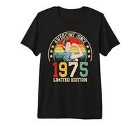 Impresionante Desde 1975 - Edición Limitada 51 Cumpleaños Mujer Camiseta Premium