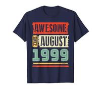 Impresionante Desde Agosto 1999 Feliz Cumpleaños para Mí 27 Años Camiseta
