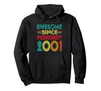 Impresionante Desde Febrero 2001 Años 25th Bday Funny Vintage Sudadera con Capucha