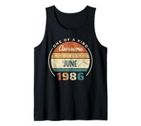 Impresionante Desde June1986 Vintage Geburtstag Camiseta sin Mangas