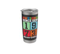 Impresionante Desde Septiembre 1973 Edición Limitada 53 Años Vaso térmico de acero inoxidable de doble pared