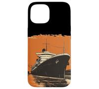 Impresionante disfraz de barco en colores fríos Carcasa para iPhone 15