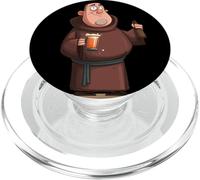 Impresionante Disfraz de Cerveza de Sacerdote para los Amantes de la Iglesia y los sacerdotes PopSockets PopGrip para MagSafe