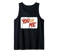 Impresionante Disfraz de discurso de ti o yo Camiseta sin Mangas