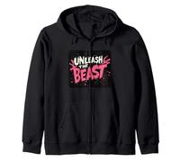 Impresionante disfraz de discurso de Unleash the Beast Sudadera con Capucha
