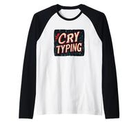 Impresionante Disfraz de Escritura de llanto para un Aspecto Divertido Camiseta Manga Raglan