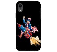 Impresionante Disfraz de Fuegos Artificiales de Estados Unidos para los Amantes de los Cohetes y Sam Carcasa para iPhone XR