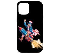 Impresionante Disfraz de Fuegos Artificiales de Estados Unidos para los Amantes de los Cohetes y Sam Carcasa para iPhone 12/12 Pro