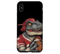 Impresionante Disfraz de fútbol jurásico para los Amantes de los Dinosaurios Carcasa para iPhone XS MAX