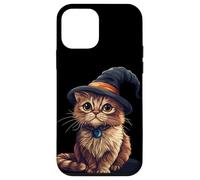 Impresionante disfraz de gato con sombrero mágico Carcasa para iPhone 12 mini