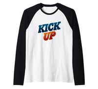 Impresionante Disfraz de Kick Up Move Camiseta Manga Raglan