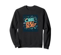 Impresionante disfraz de modo frío con explosión completa Sudadera