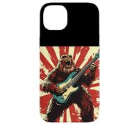Impresionante disfraz de pie grande balancín para los amantes de la guitarra eléctrica Carcasa para iPhone 14 Plus