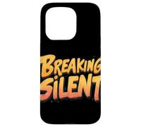 Impresionante Disfraz de Romper el Silencio para Hombre y Mujer Carcasa para iPhone 15 Pro