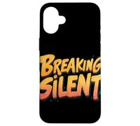 Impresionante Disfraz de Romper el Silencio para Hombre y Mujer Carcasa para iPhone 16 Plus