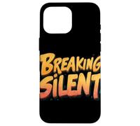 Impresionante Disfraz de Romper el Silencio para Hombre y Mujer Carcasa para iPhone 16 Pro MAX