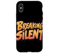 Impresionante Disfraz de Romper el Silencio para Hombre y Mujer Carcasa para iPhone X/XS