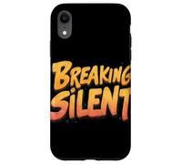 Impresionante Disfraz de Romper el Silencio para Hombre y Mujer Carcasa para iPhone XR