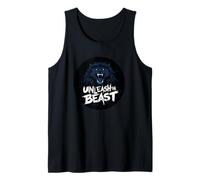 Impresionante disfraz de Unleash the Beast para hombre y mujer Camiseta sin Mangas