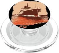 Impresionante disfraz gráfico de barco para niños y niñas PopSockets PopGrip para MagSafe