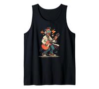 Impresionante Doc con Guitarra eléctrica de Emergencia para Amantes del Rock Camiseta sin Mangas