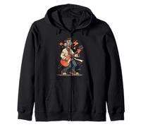 Impresionante Doc con Guitarra eléctrica de Emergencia para Amantes del Rock Sudadera con Capucha