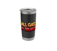 Impresionante emblema All Gas sin frenos para adultos y niños Vaso térmico de acero inoxidable de doble pared