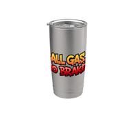 Impresionante emblema All Gas sin frenos para adultos y niños Vaso térmico de acero inoxidable de doble pared