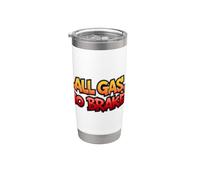 Impresionante emblema All Gas sin frenos para adultos y niños Vaso térmico de acero inoxidable de doble pared