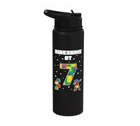 Impresionante en el cumpleaños de los niños de los ladrillos de construcción de bloques de 7 años Stainless Steel Insulated Water Bottle