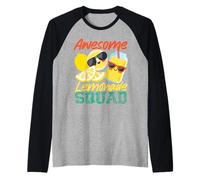 Impresionante escuadrón de limonada para stand Camiseta Manga Raglan