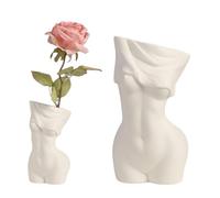 Impresionante escultura de jarrón de torso, jarrón de cuerpo femenino desnudo, regalo para mujeres/novias