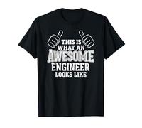 Impresionante ingeniero pulgar hacia arriba divertido arte del orgullo profesional Camiseta