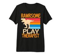 Impresionante Juego Terapeuta Dinosaurio Camiseta Premium