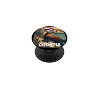 Impresionante Naturaleza de Croacia con Aspecto Animal de Marta PopSockets PopGrip Adhesivo