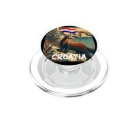 Impresionante Naturaleza de Croacia con Aspecto Animal de Marta PopSockets PopGrip para MagSafe