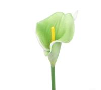 Impresionante ramo artificial de lirio de cala blanco para flores de seda sintética de alta calidad para ceremonia de boda, fiesta nupcial, centro de mesa, decoración del hogar, flores sintéticas de