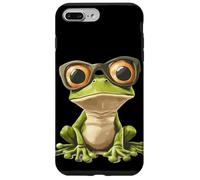 Impresionante rana con gafas para un aspecto inteligente Carcasa para iPhone 7 Plus/8 Plus