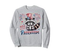 Impresionante RIZZ 'EM con Patriotismo Mapache I Put Tism Dad Sudadera
