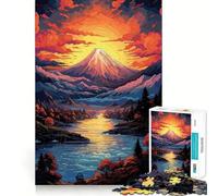 Impresionante Rompecabezas de montaña de 1000 Piezas para Adultos Regalo Ideal para quienes Buscan un Juego de lógica y Entretenimiento Bordes definidos Un Regalo Encantador 50x75cm